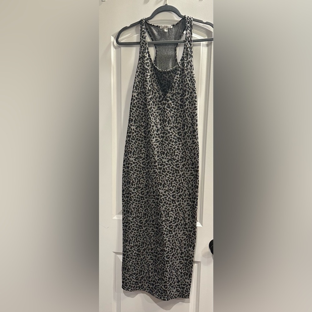 Lucca Couture Black and Gray Maxi Skirt